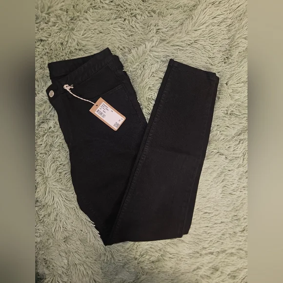 A.P.C Jean Moulant Noir Black Skinny Jeans  Size 28 NWT - Picture 9 of 13